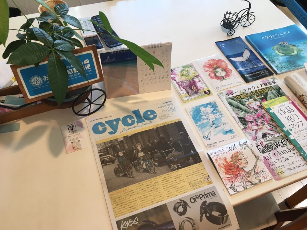 cycle paper in the shop